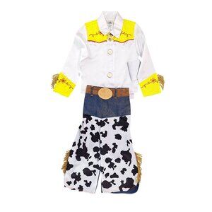 Disney Jessie Costume Kid Size 4 Pants Top Toy Story Western Cartoon Cowgirl New